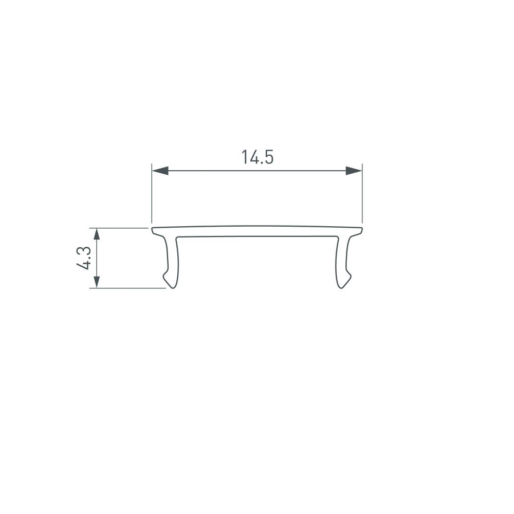 Экран SL-W15-10000 OPAL (Arlight, Пластик) 044636