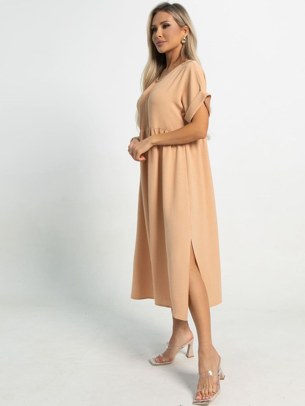 Платье бохо Элия (персик) П15660-8М LT Collection