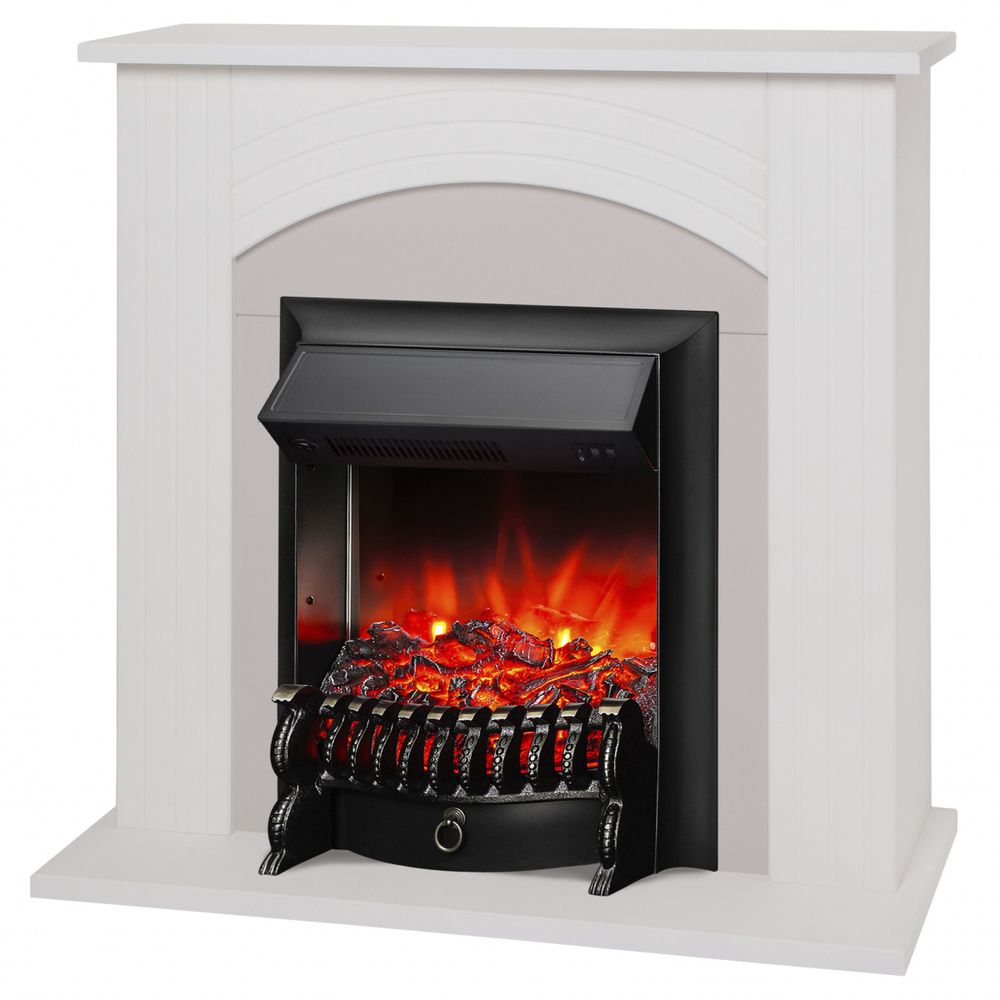 Электрокамин RealFlame Hanna WT с очагом Fobos Lux Black