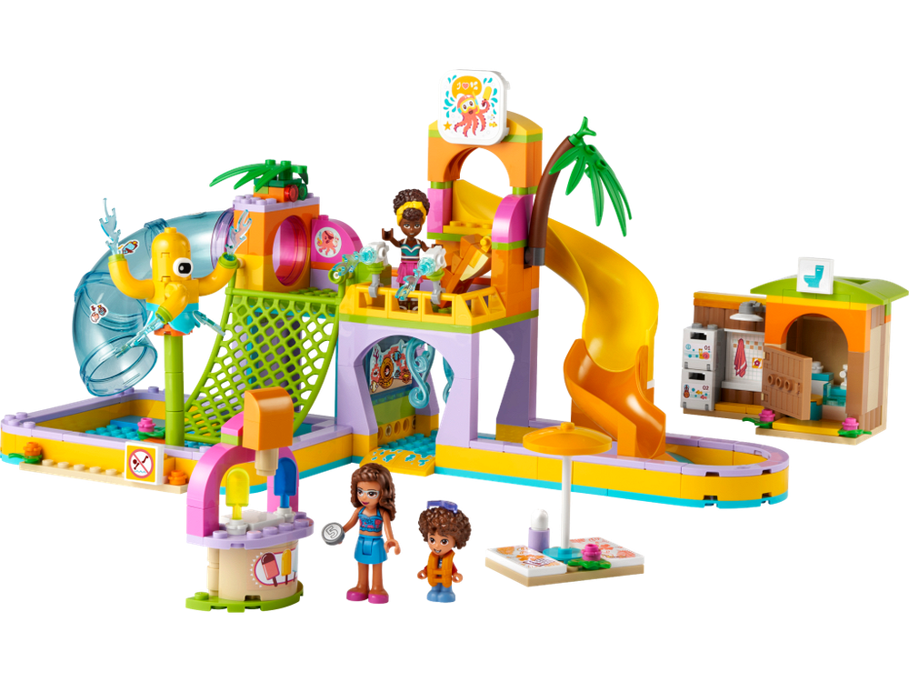 LEGO Friends 41720 «Аквапарк» — горки, бассейн и летние развлечения