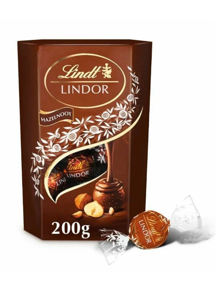 Конфеты Lindt Lindor Hazelnut с лесным орехом 200 г