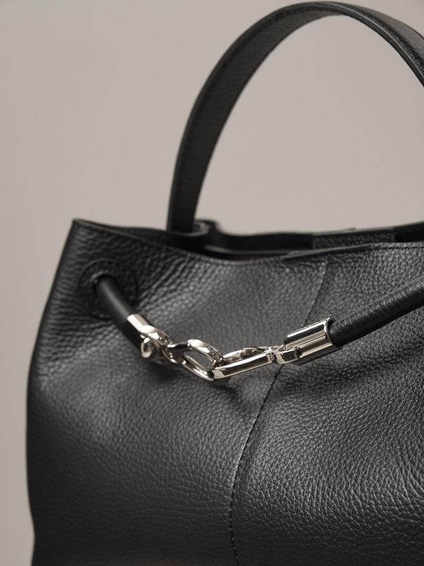 Кожаная сумка Ties DBR 31185 черный