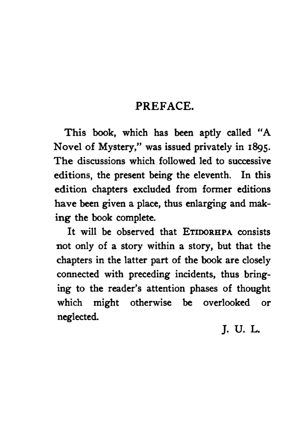 Etidorhpa. Or the End of Earth | John Uri Lloyd