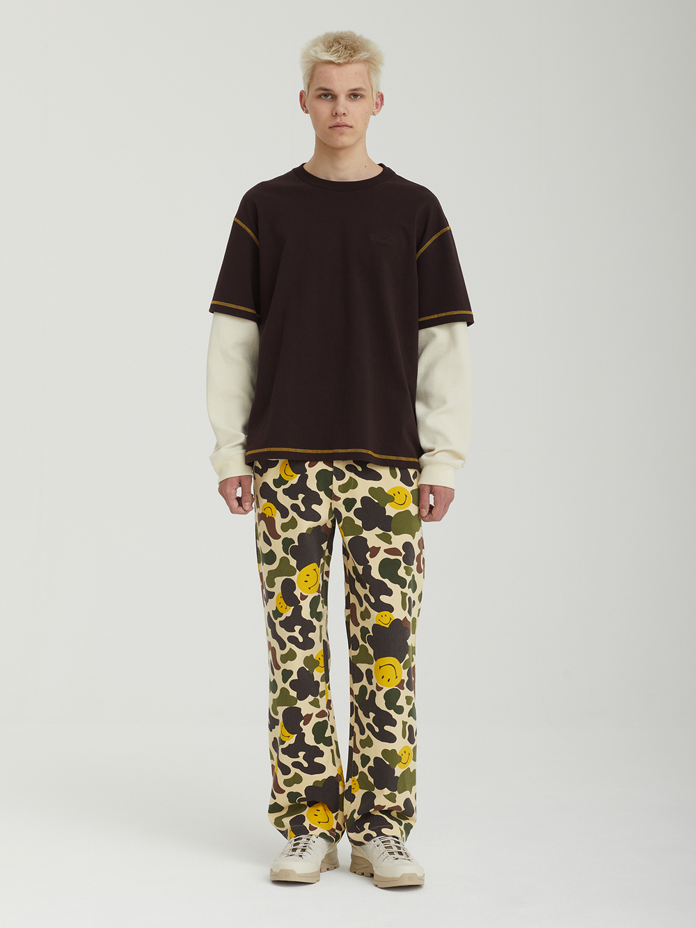 Мужские Брюки Smiley Camo Cargo