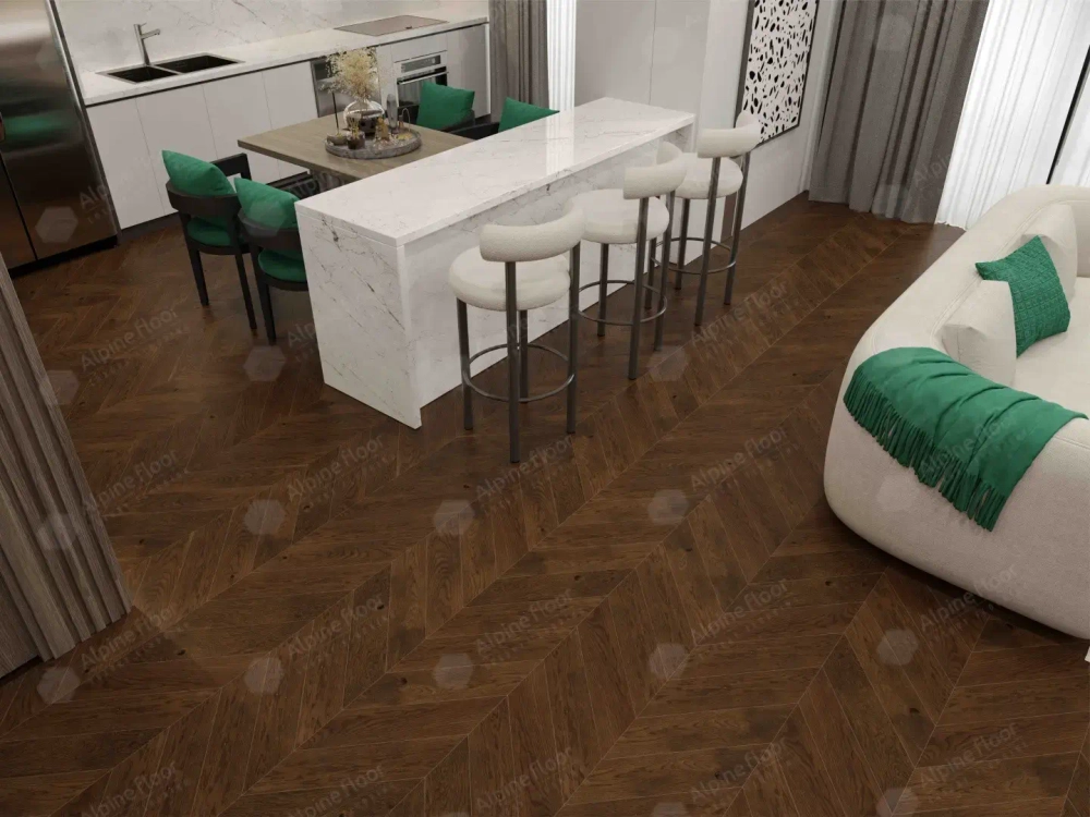 ИНЖЕНЕРНАЯ ДОСКА Alpine Floor CHATEAU Дуб Тобакко-сhat EW203-08
