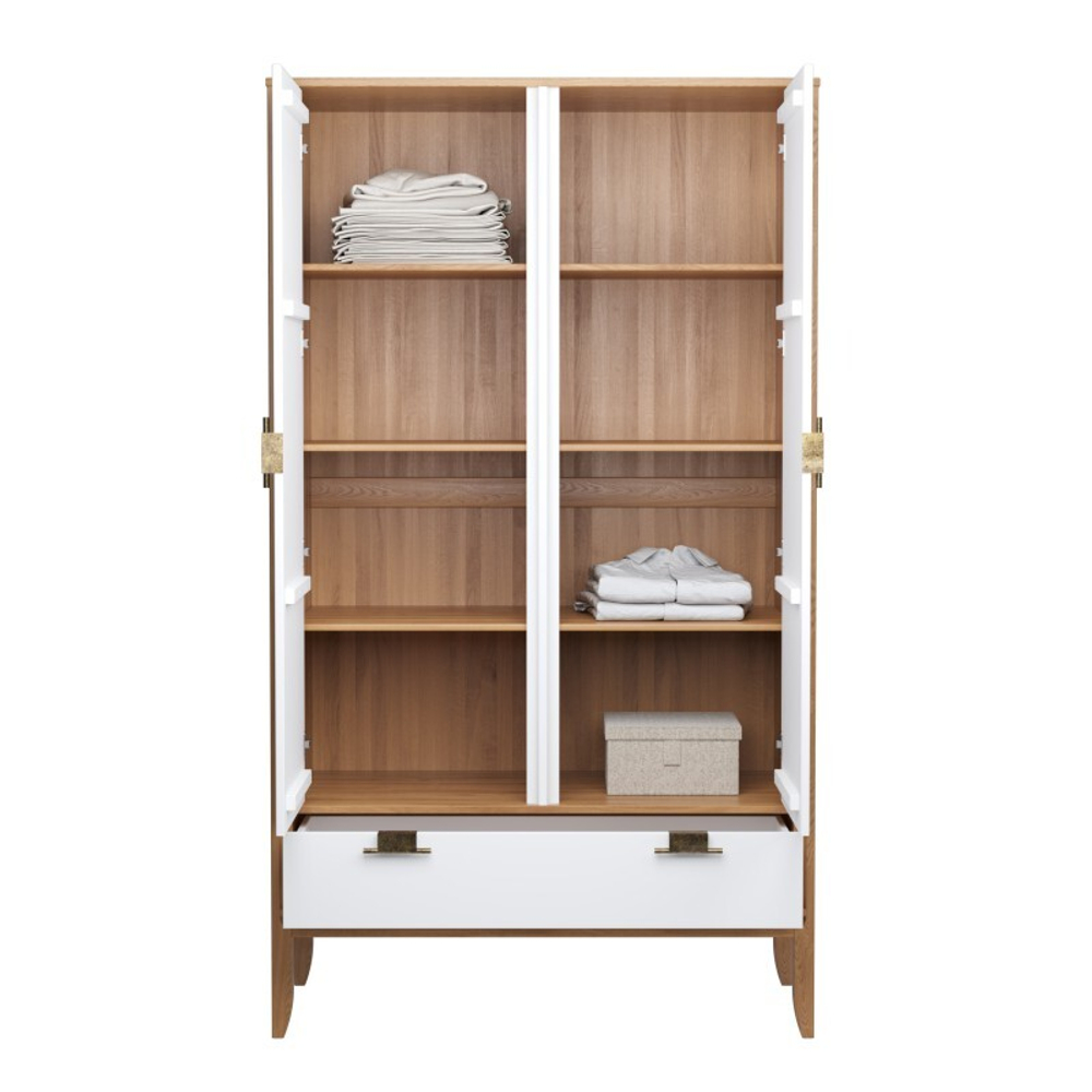 Полки встраиваемые для шкафов «Бридж» браун