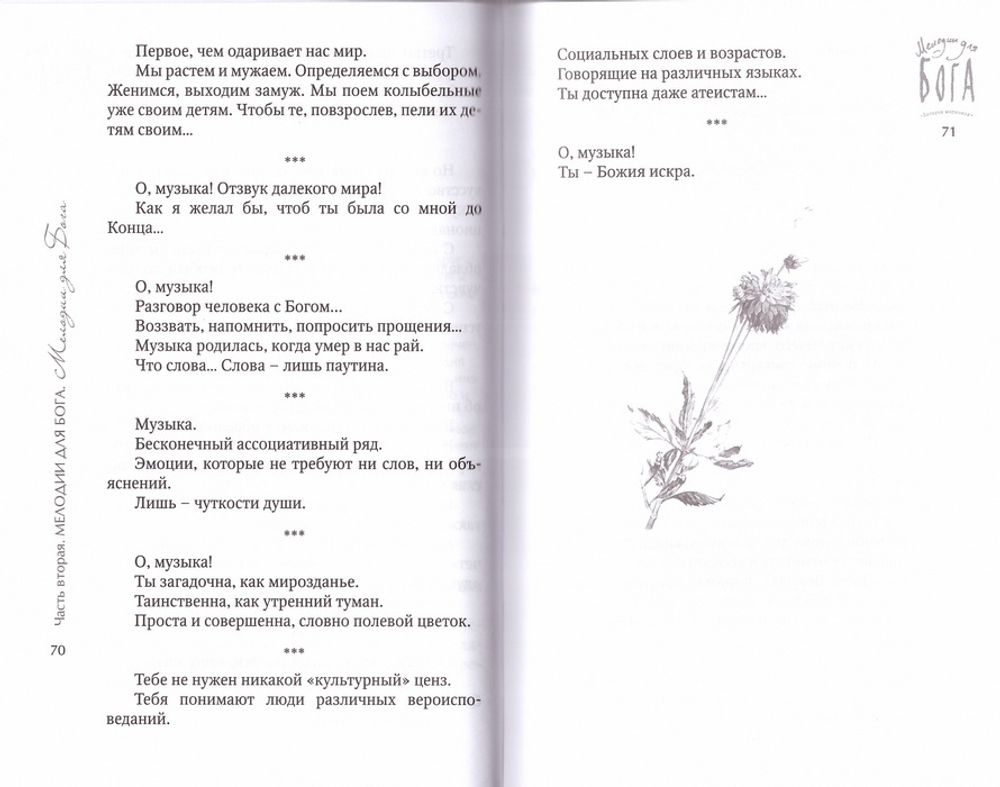 Мелодии для Бога. Записки мирянина. Воронецкий Александр