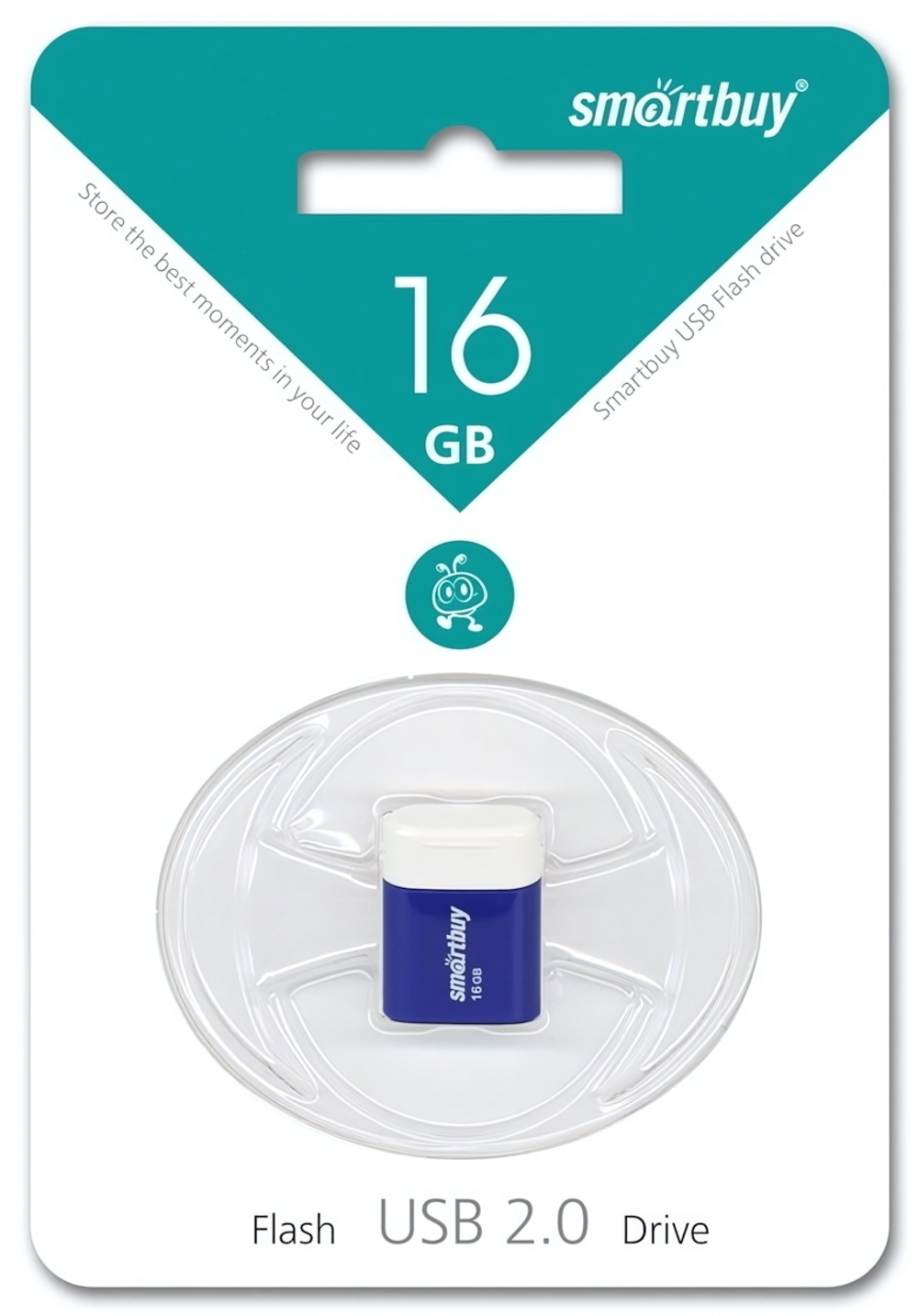 Флеш-накопитель 16 Gb Smartbuy Lara Blue