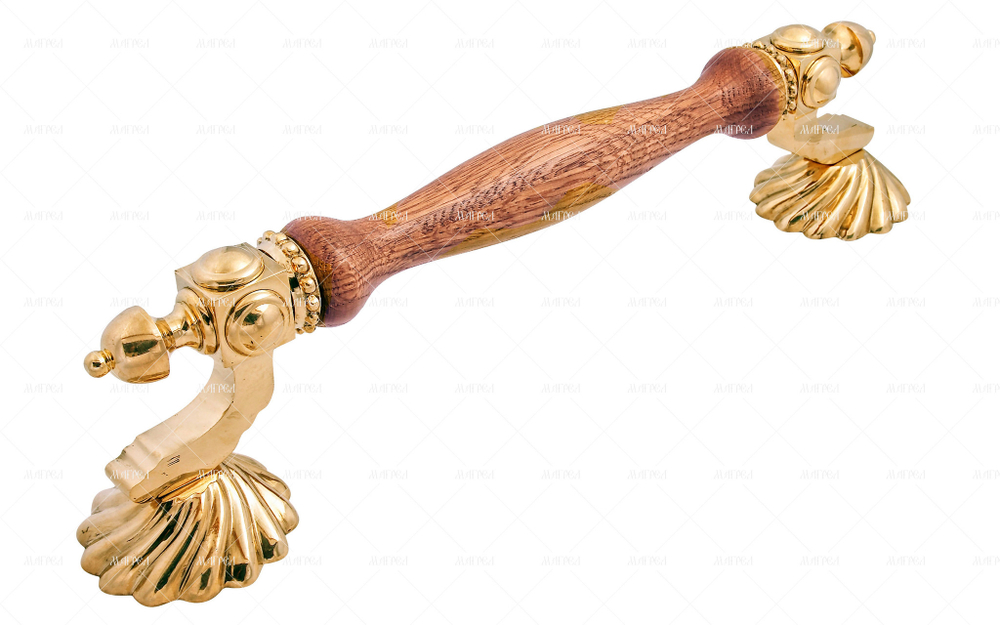 Красивая скоба с кубиком дверная