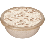 Миска пластиковая 3,2л «Palermo» с крышкой бесцветный флэк