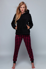 Уютная толстовка Dominique с капюшоном (Размер: M) (Цвет: черный)