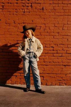 ZARA КУРТКА ИЗ ДВУСТОРОННЕЙ ТКАНИ С ИСКУССТВЕННОЙ ОВЧИНОЙ, БЕЖЕВЫЙ/ЗЕЛЕНЫЙ