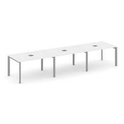 Style Project Стол переговорный SN-59P.SPRG-024 Белый/Металл Серый 4740*980*750