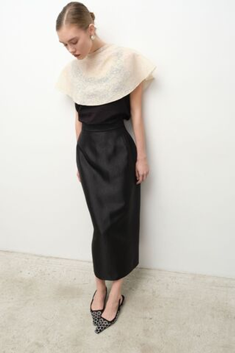 Юбка карандаш сияющая