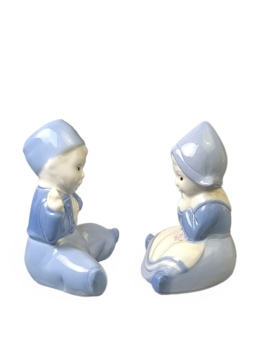 Пара статуэток (миниатюр) "Мальчик и девочка" Wagner & Apel