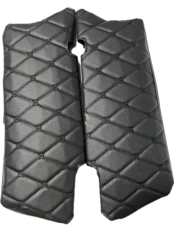 Чехлы на козырьки ВАЗ 2110, 2111, 2112 (чёрная нить Бабочка)