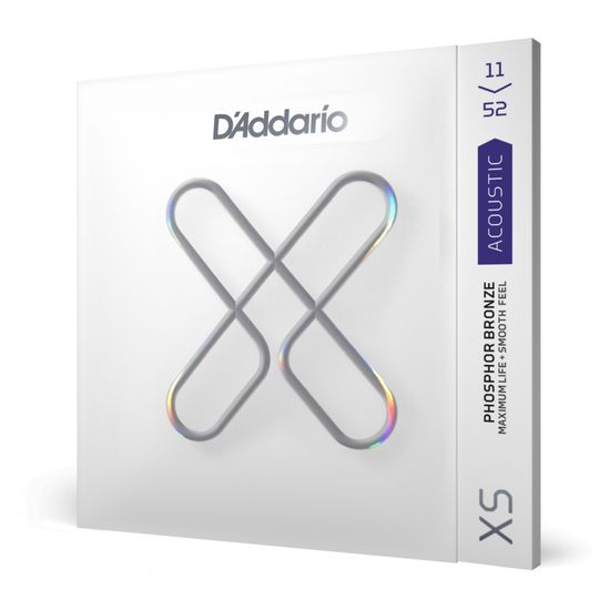 Струны для акустической гитары 11-52 D'Addario XS XSAPB1152