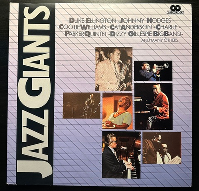 Сборник Duke Ellington - Johnny Hodges - Cootie Williams - Cat Anderson - Charlie Parker Quintet - Dizzy Gillespie Big Band - Jazz Giants (Италия) 2LP