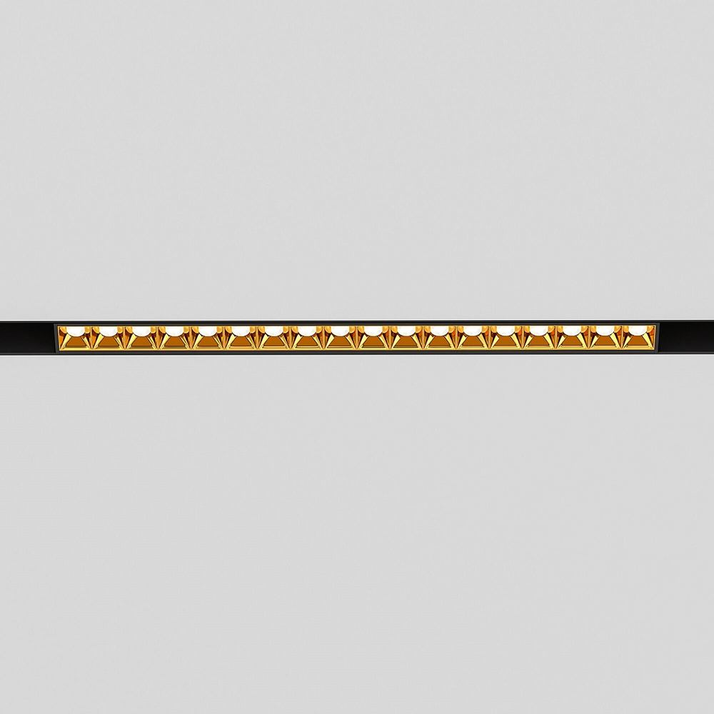 Трековый светодиодный светильник Elektrostandard Slim Magnetic Artas 85104/01 черный/золото a064530