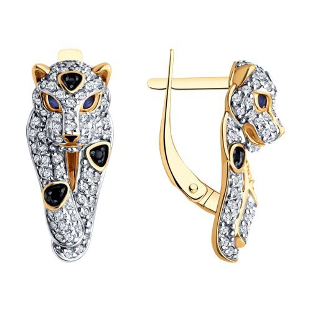 Серьги из золота 585 пробы