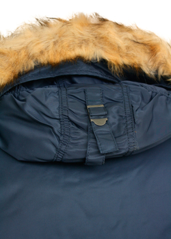 Куртка Аляска N-3B  Husky Denali (синяя - r.blue/orange)