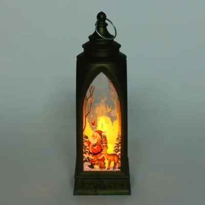 Сувенир с подсветкой «Новогодняя история» 6*19 см, Изумруд