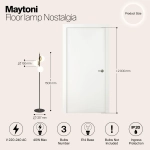 Торшер Maytoni NOSTALGIA MOD048FL-03G