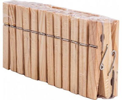 Прищепки деревянные PEG-W-S/24 ,311372