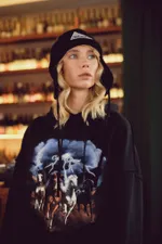 Шапка Called a Garment Mountain Earflap Beanie черная