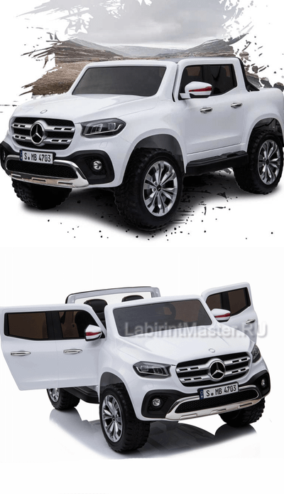 Детский электромобиль "Mercedes-Benz X-Class" черный