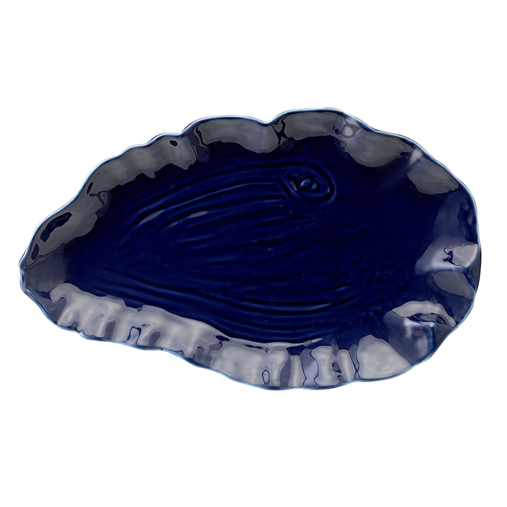 Блюдо сервировочное clams синего цвета из коллекции sea treasures
