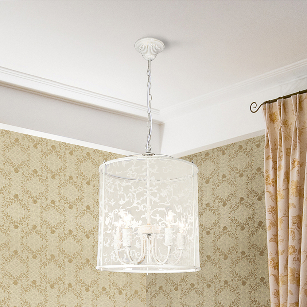 Светильник 5020/5 White brush gold