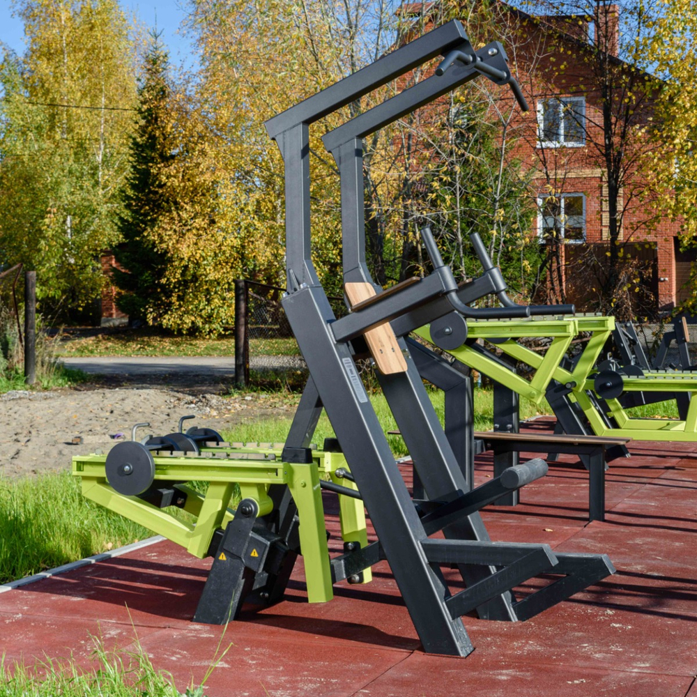 P-1803 Уличный тренажер Гравитрон с переменной нагрузкой ZAVODSPORTA