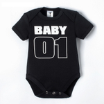 Боди "Sport Family", чёрный, р.24, р. 68-74, 4495586 (Крошка Я)