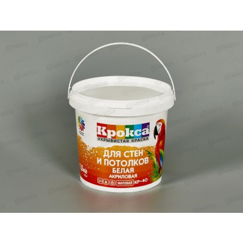 Краска в/э Крокса КР-40 акриловая для стен и потолоков 1,5л