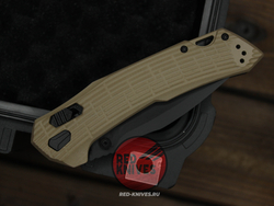 Нож Zero Tolerance 0203 - рукоять Desert, клинок черный