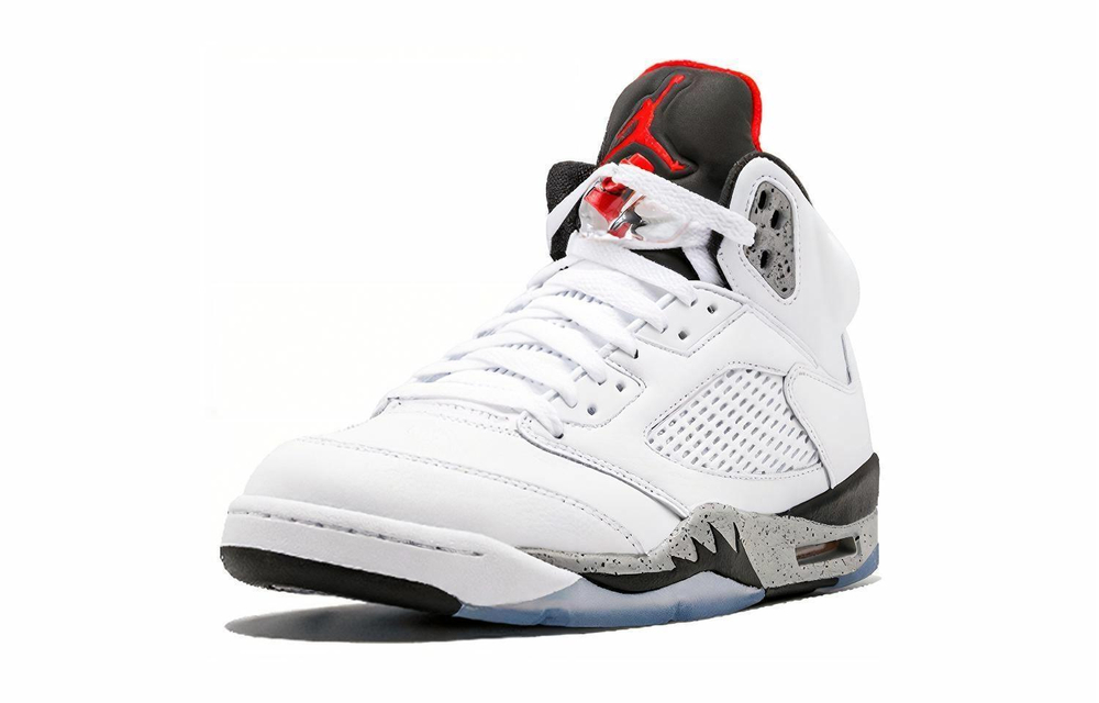 Кроссовки Jordan Air Jordan 5 Retro White Cement (Женская размерная сетка)
