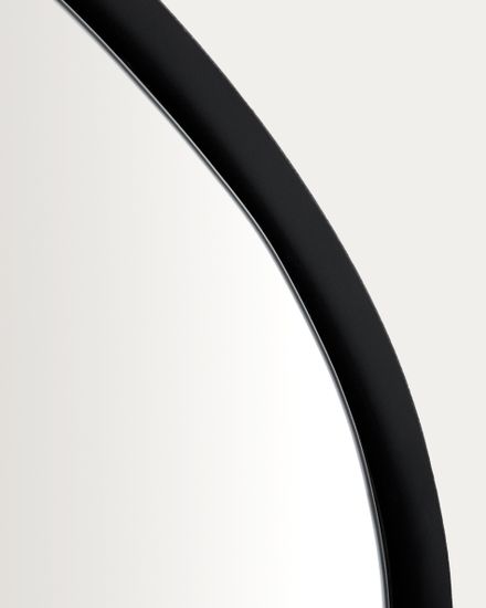 Зеркало Tebel черное металлическое 67,5 x 74,5 см