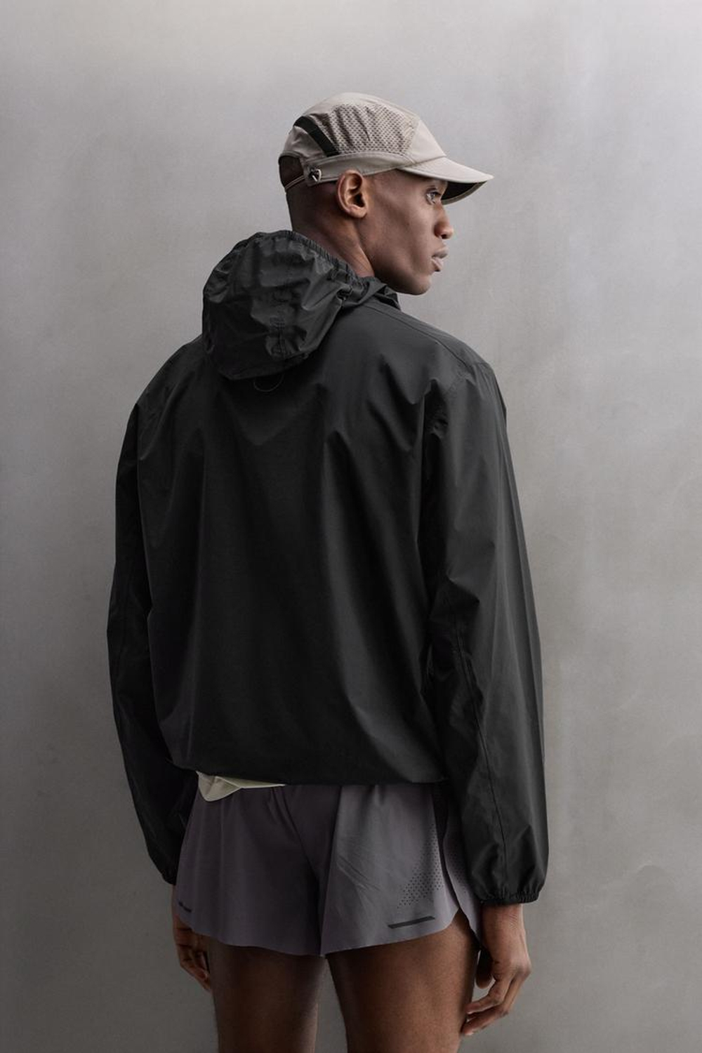 ZARA ВЕТРОВКА-КЕНГУРУ, ЧЕРНЫЙ