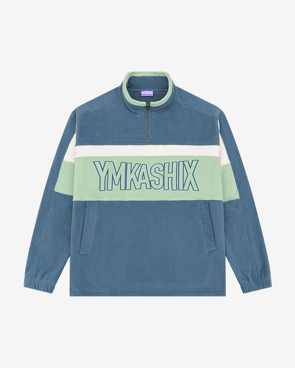 Толстовка Ymkashix Skate fleece изумрудный/ лаймовый