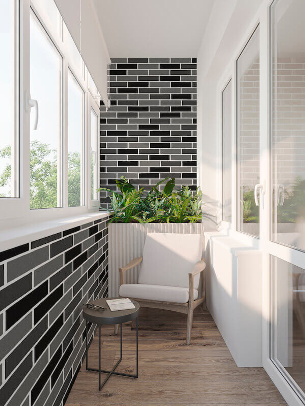 АМК фасад кирпич микс 241