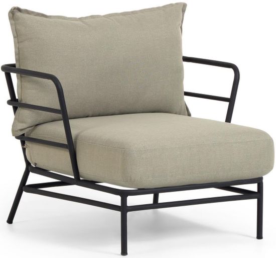 Кресло Mareluz из черной стали La Forma Испания