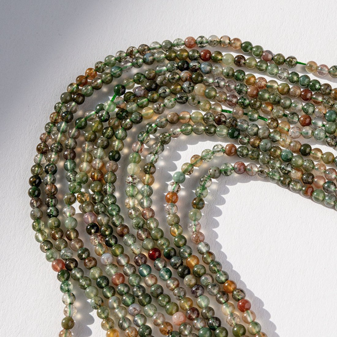 Индийский агат (халцедон) натуральный, 3,2мм, шар