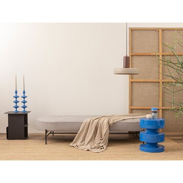 Подсвечник vivlend, 38 см, синий