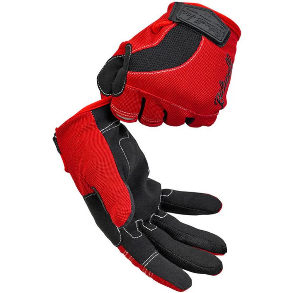 Moto Gloves / Красно-черный