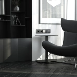 Рамка на 5 постов AluMax (черный алюминий) W0053508