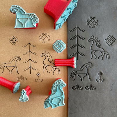 Универсальный набор штампов "Мезенский"