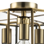 798231 Люстра GENNI 3х40W E27 ЛАТУНЬ/ПРОЗРАЧНЫЙ