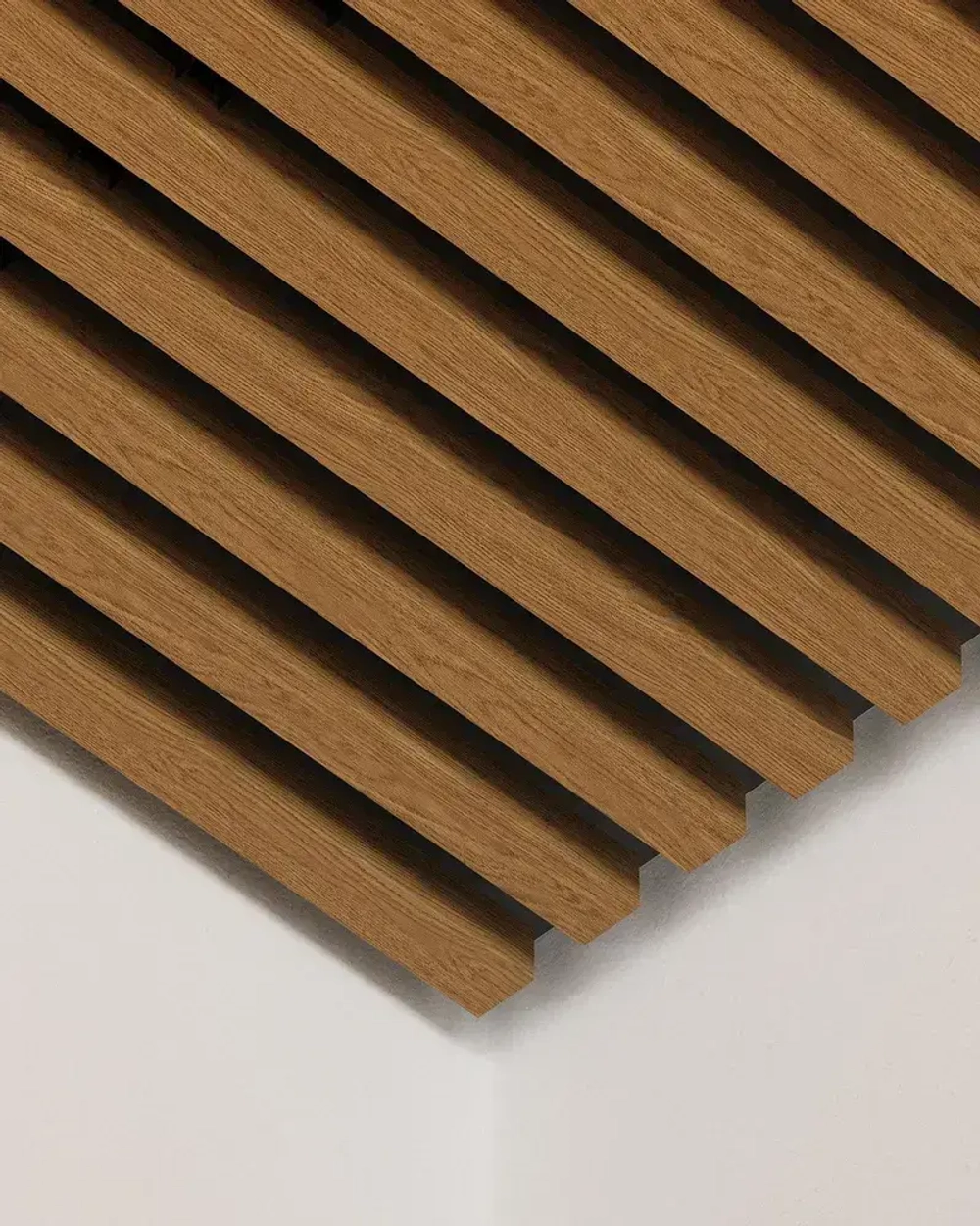 Комплект 1,7х1,7м кубообразного реечного алюминиевого потолка CESAL AR С 30/27 Дуб Медовый (для ванной, входных групп, санузлов и лоджий)