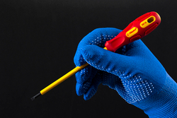 Отвертка шлицевая, Hans, 0818M3-4